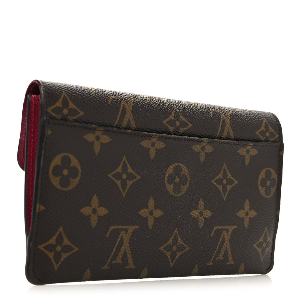Louis Vuitton Monogram Jeanne Wallet Fuchsia