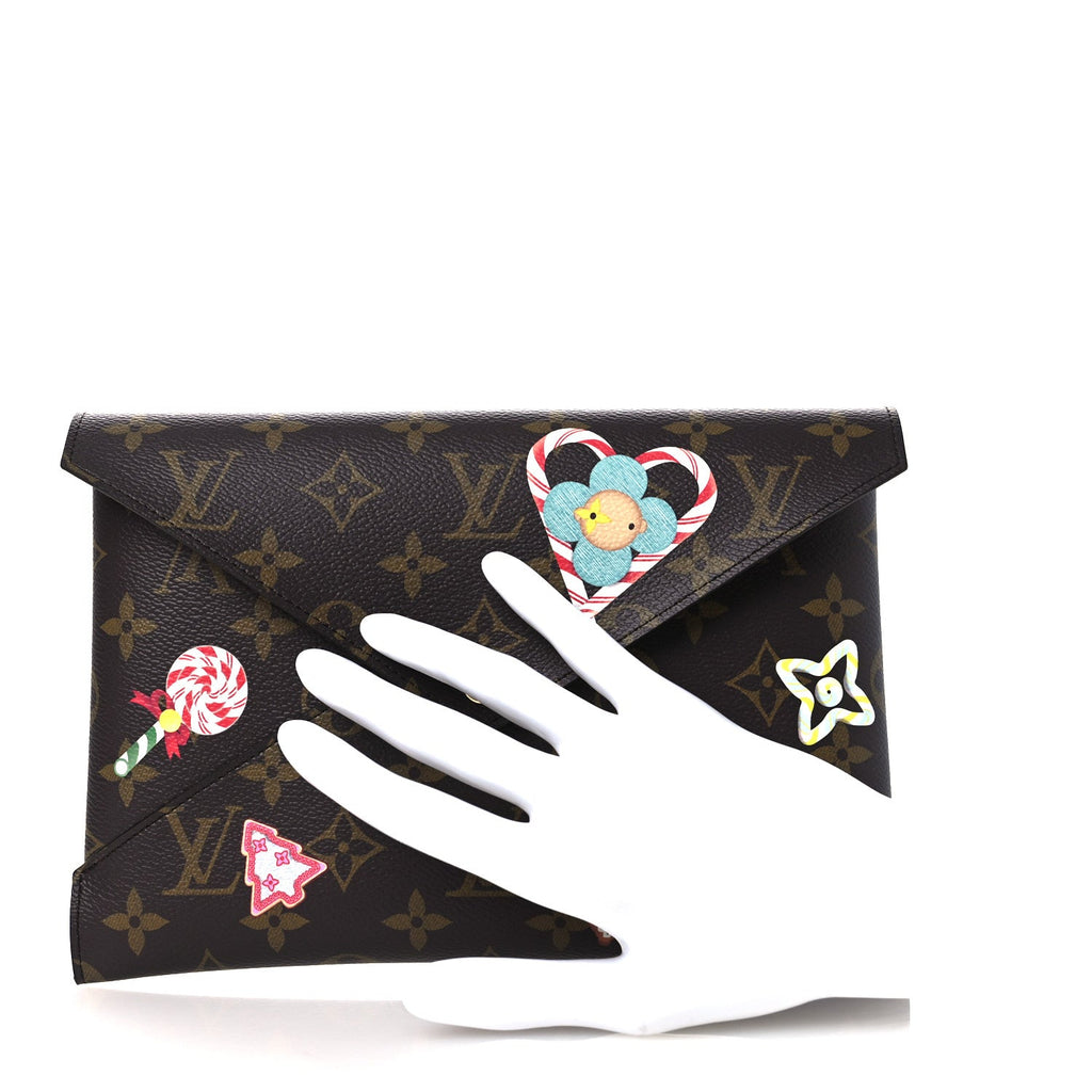 Louis Vuitton Monogram 2024 Christmas Animation Large Kirigami Pochette