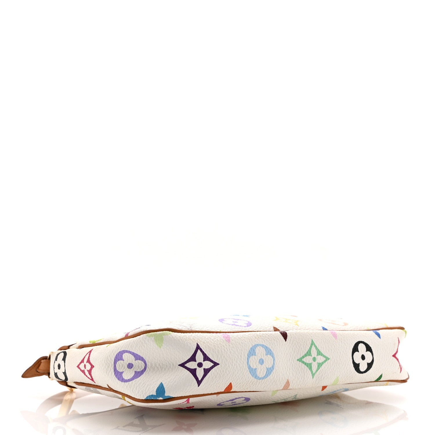 Louis Vuitton Monogram Multicolor Pochette Accessories White