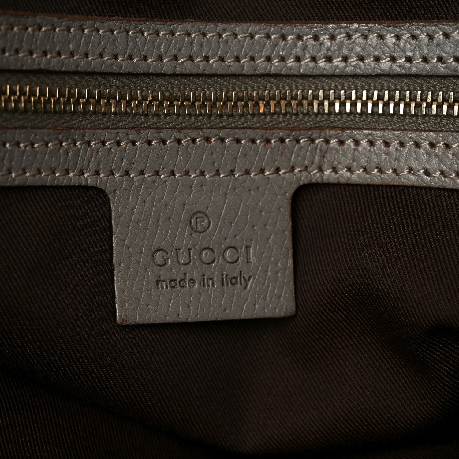 Gucci Monogram Medium Bree Foldover Tote Beige
