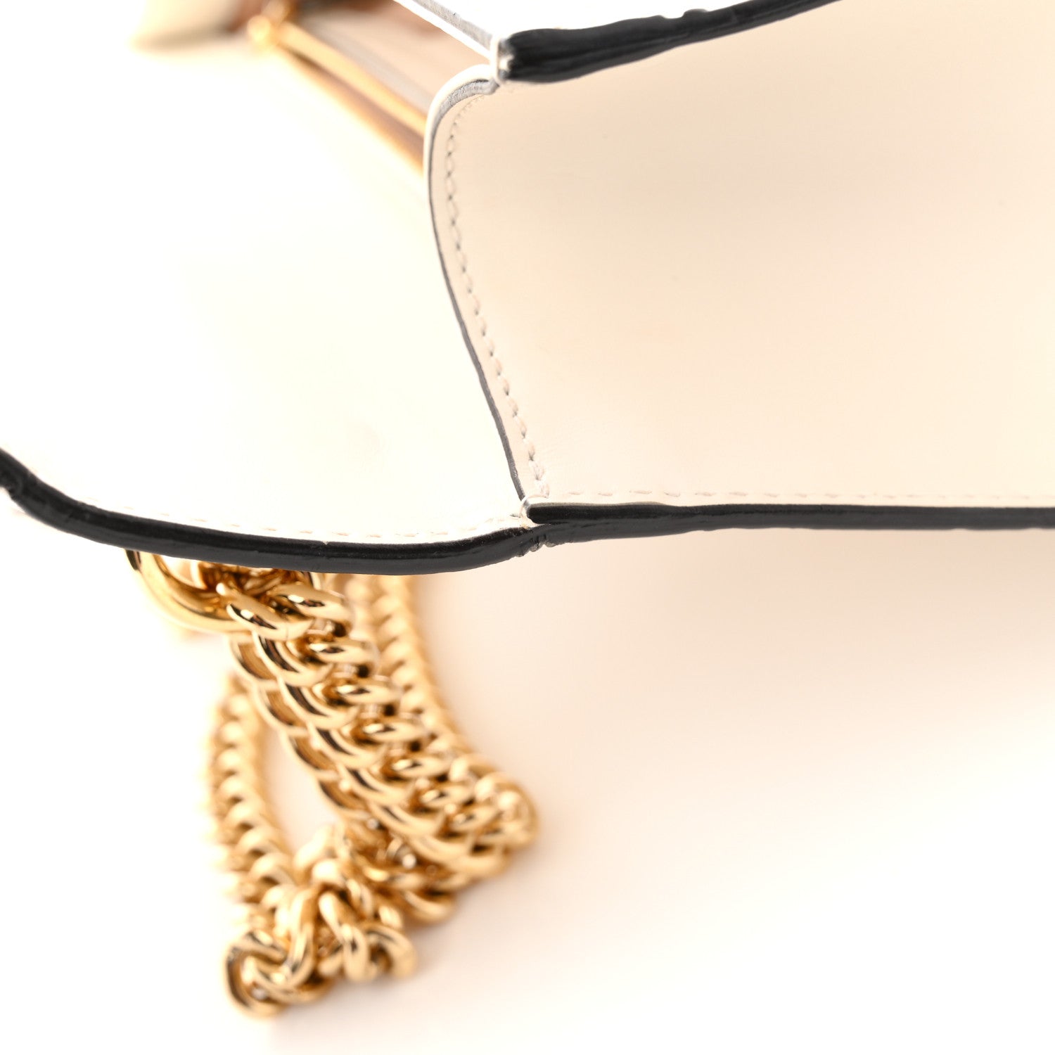 Gucci Guccissima Medium Padlock Shoulder Bag Mystic White
