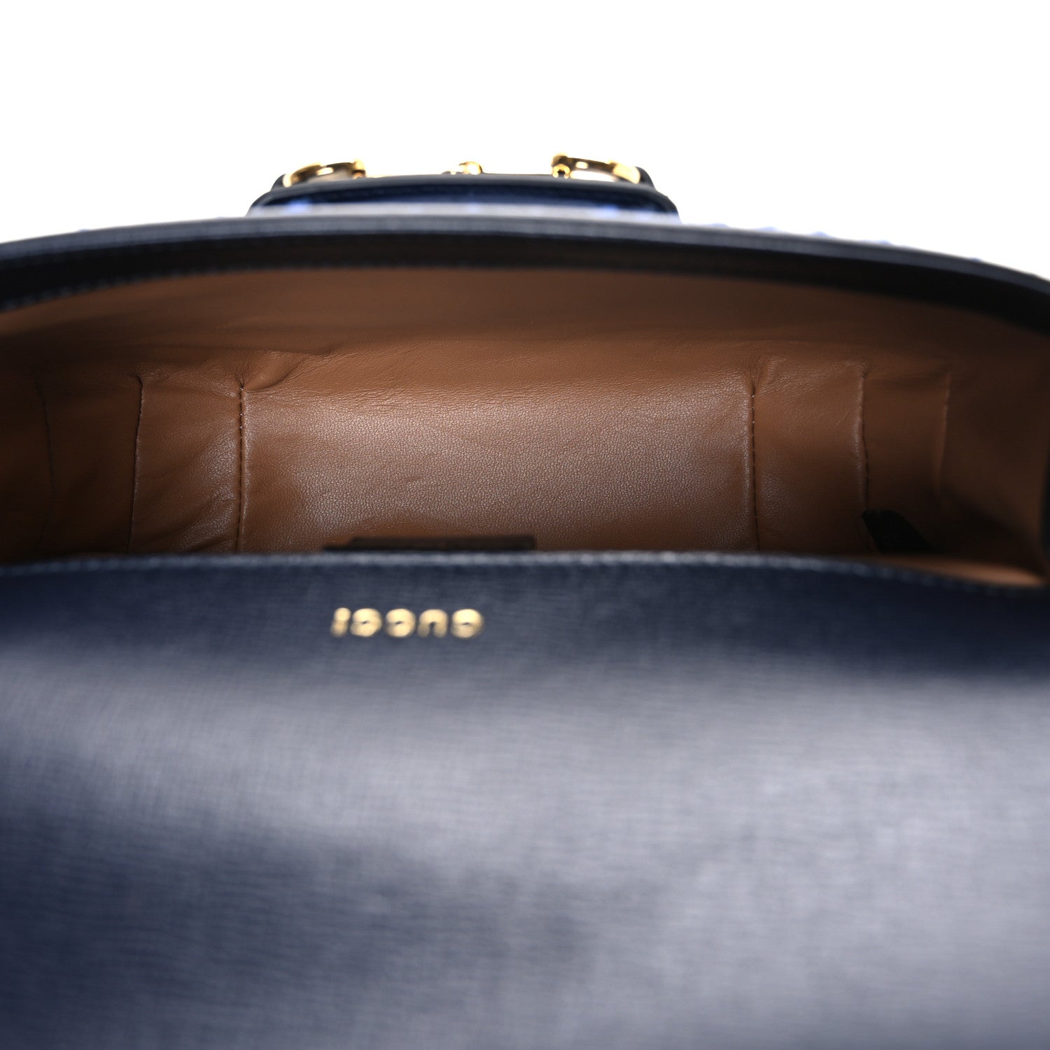 Gucci Casy Wool Azalea Calfskin Mini Horsebit 1955 Shoulder Bag Blue China