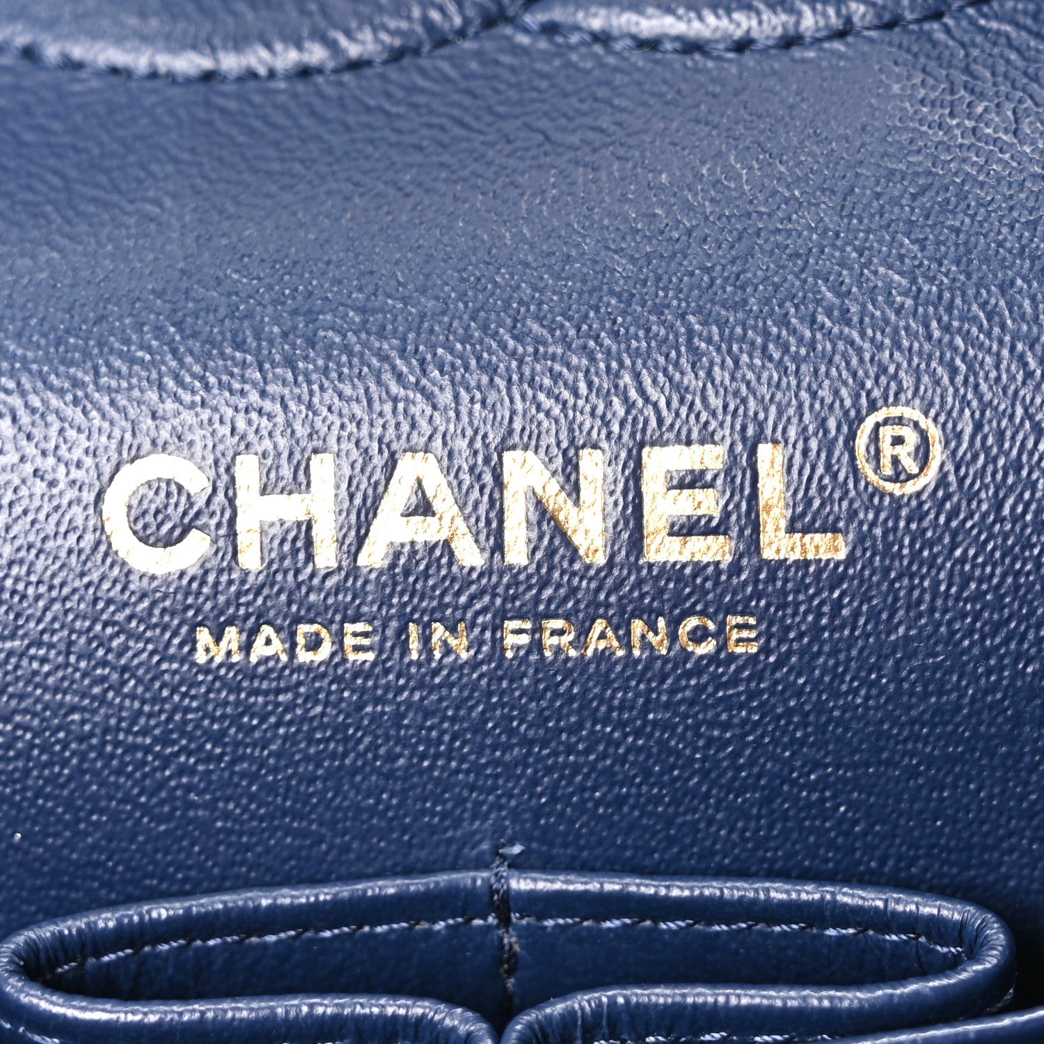 Chanel Caviar Quilted Medium Double Flap Navy