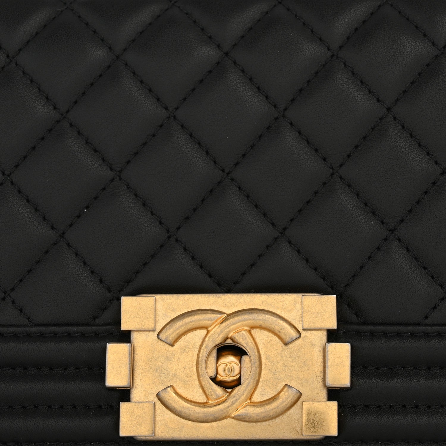 Chanel Calfskin Quilted Small Boy Flap Black
