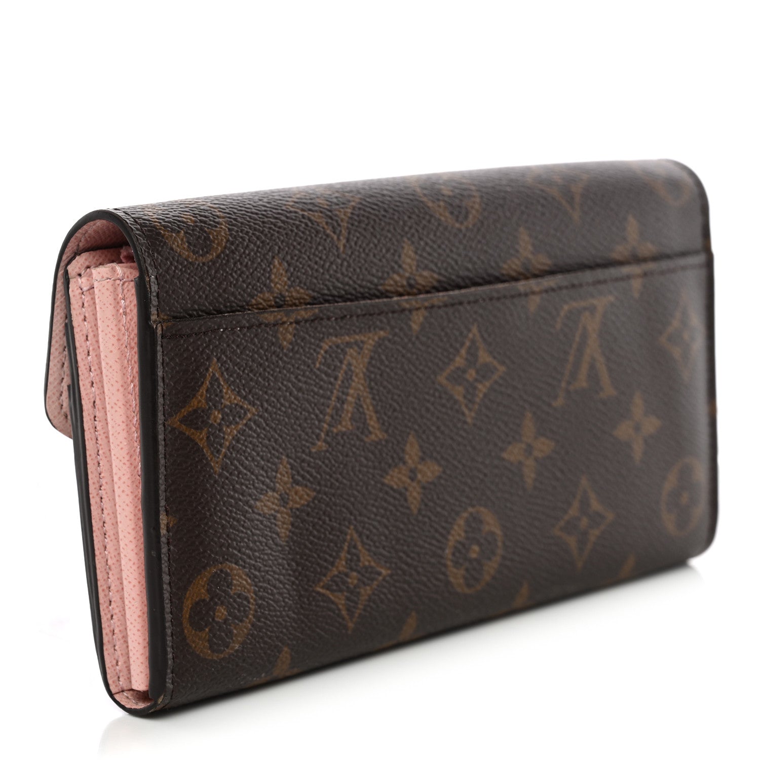 Louis Vuitton Monogram Sarah Wallet NM Rose Ballerine