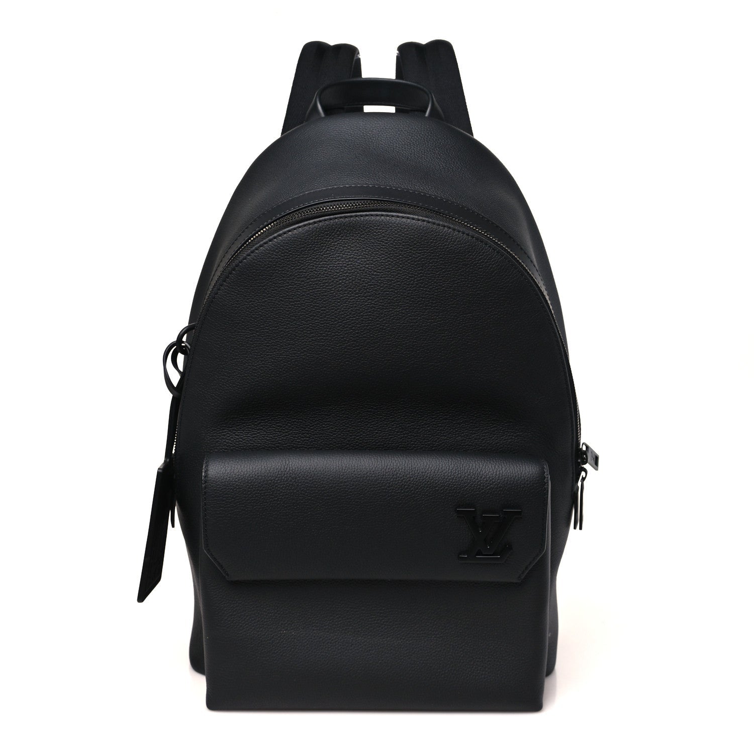 Louis Vuitton Grained Calfskin Aerogram Takeoff Backpack Black