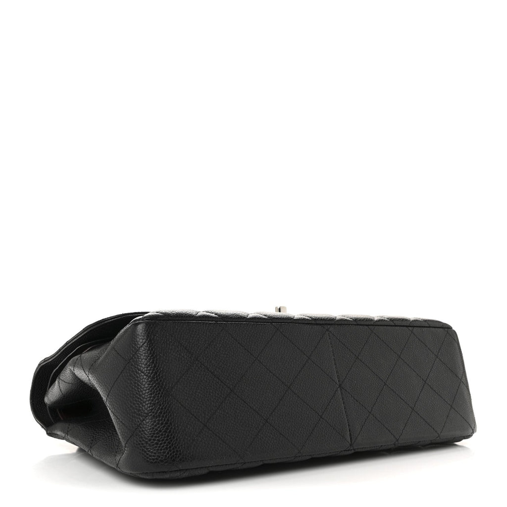 Chanel Caviar Quilted Jumbo Double Flap Black