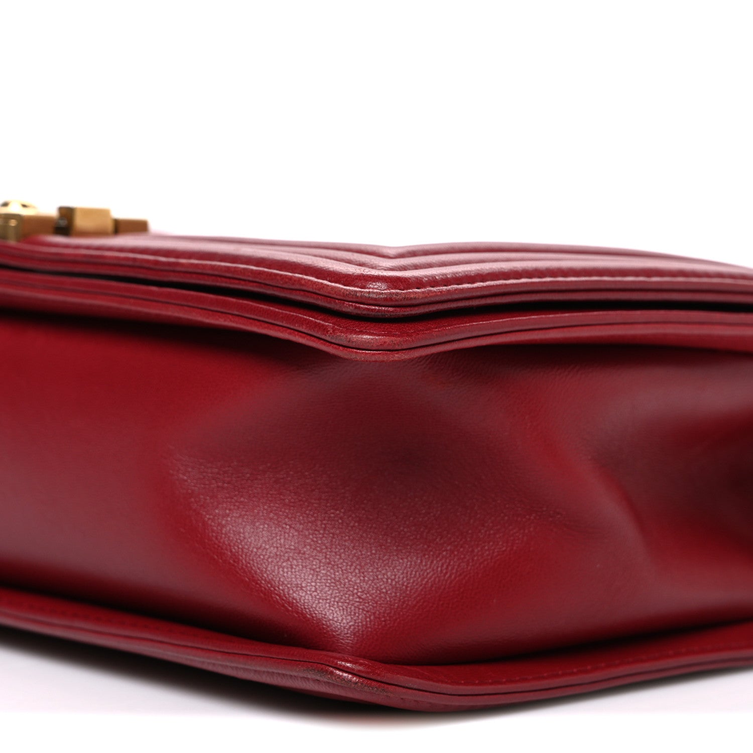 Chanel Lambskin Quilted New Medium Boy Flap Red