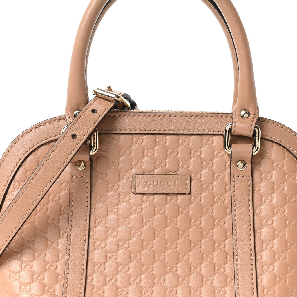 Gucci Soft Microguccissima Mini Dome Bag Camelia