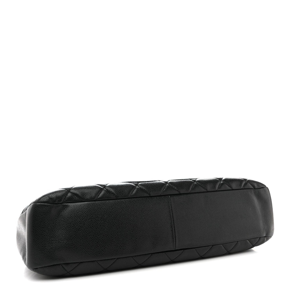 Chanel Caviar Quilted CC Timeless Soft Tote Black
