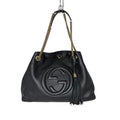 Gucci Pebbled Calfskin Soho Chain Tote