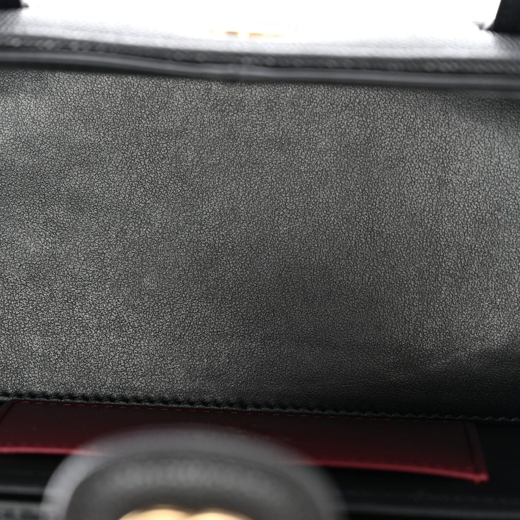 Chanel Shiny Caviar Preppy Coco Long Vanity With Strap Black