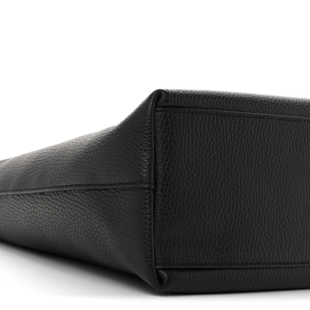Gucci Dollar Calfskin GG Hobo Black