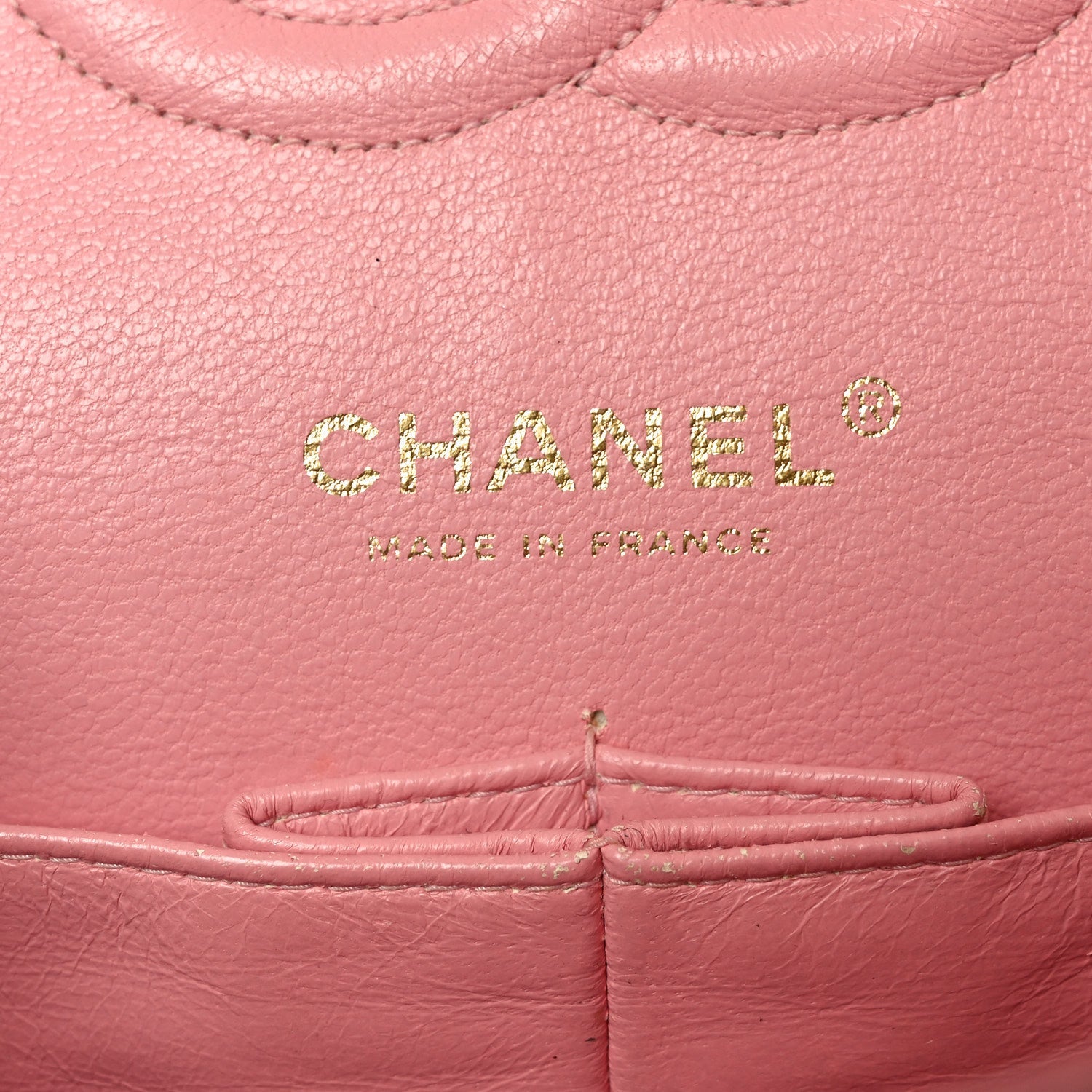 Chanel Caviar Quilted Medium Double Flap Pink