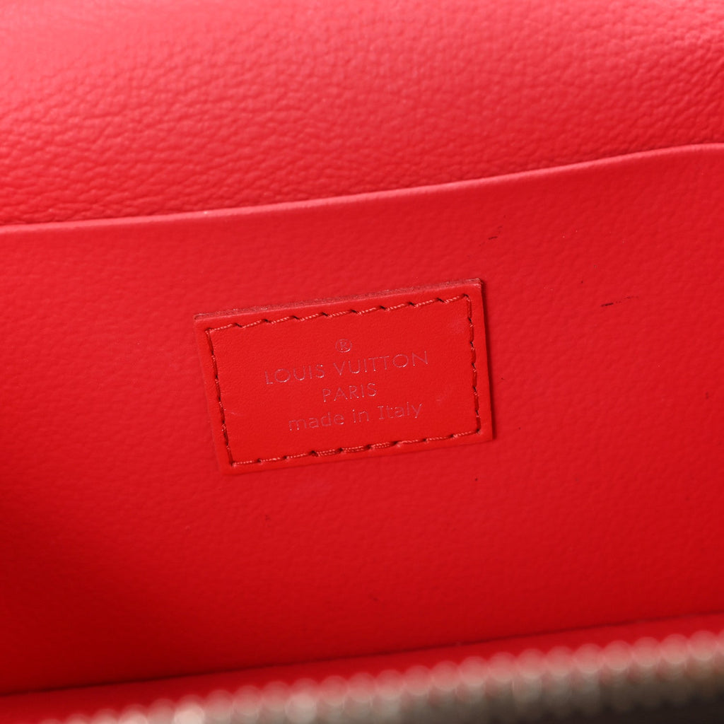 Louis Vuitton Monogram Macassar Nice Mini Rouge
