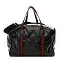 Gucci Crystal Monogram Web Large Duffle Bag Black