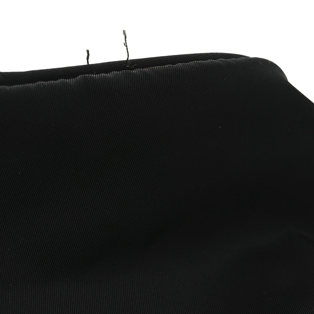 Prada Saffiano Tessuto Nylon Mini Bucket Crossbody Bag Black
