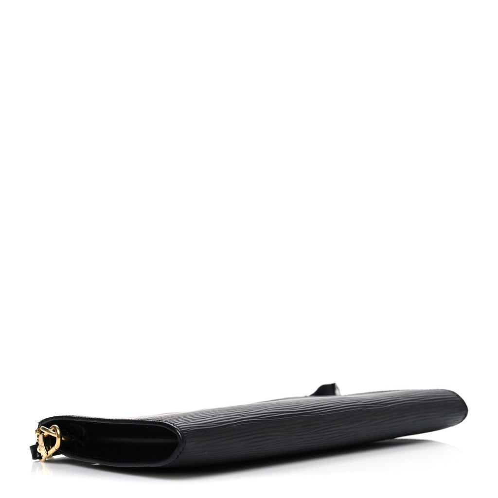 Louis Vuitton Epi Pochette Accessories 24 Black