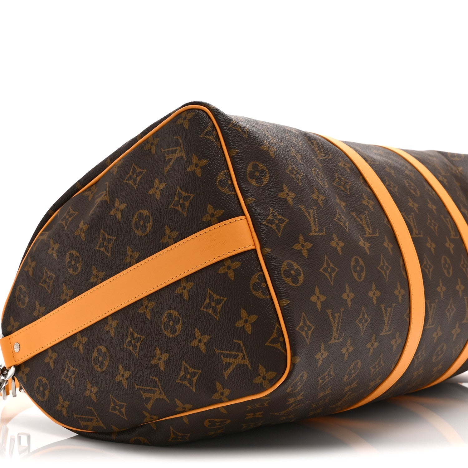 Louis Vuitton Monogram Macassar Keepall Bandouliere 50 Safran Yellow