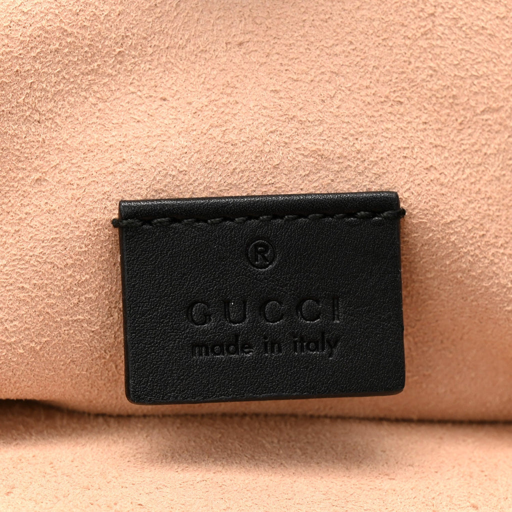 Gucci Velvet GG Monogram Large Rajah Chain Tote Red Cipria Black