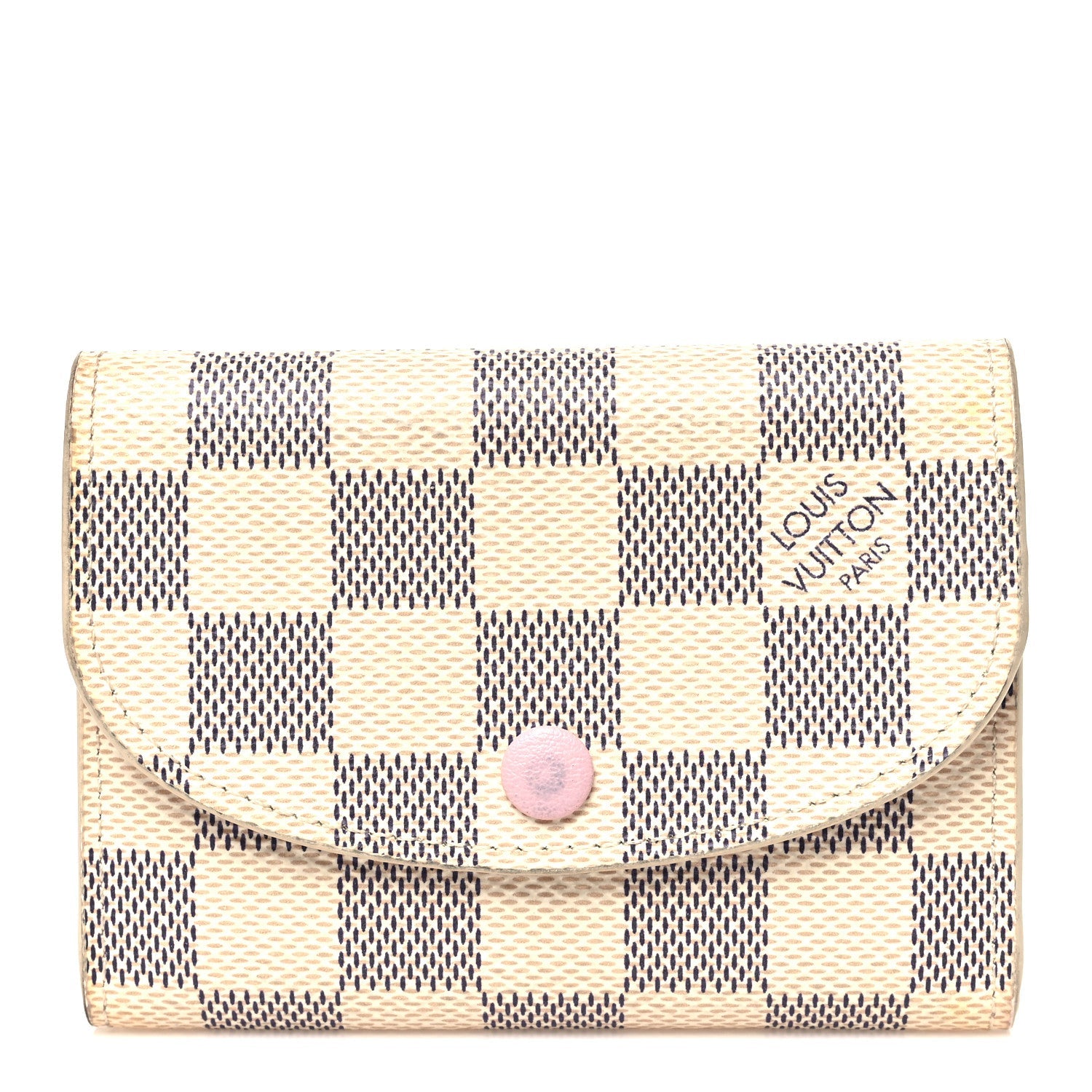 Louis Vuitton Damier Azur Rosalie Coin Purse Rose Ballerine