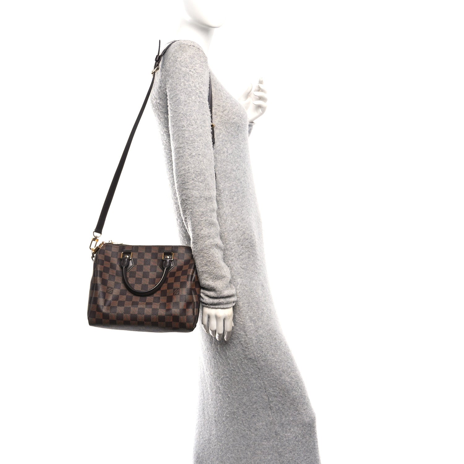 Louis Vuitton Damier Ebene Speedy Bandouliere 25