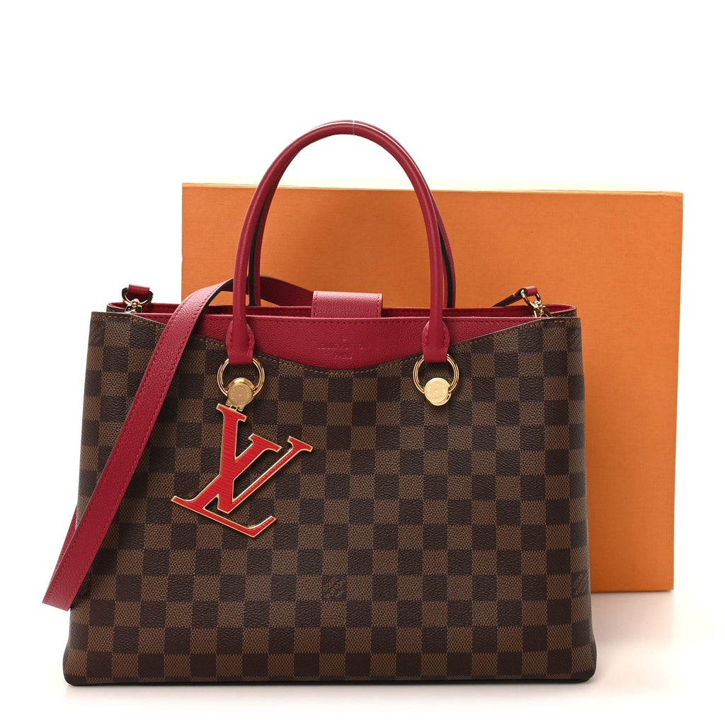 Louis Vuitton Damier Ebene LV Riverside Lie De Vin