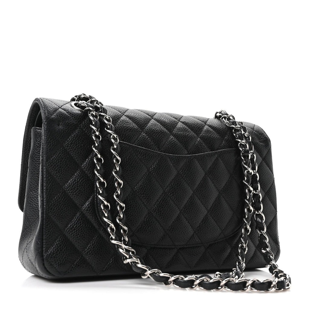 Chanel Caviar Quilted Medium Double Flap Black