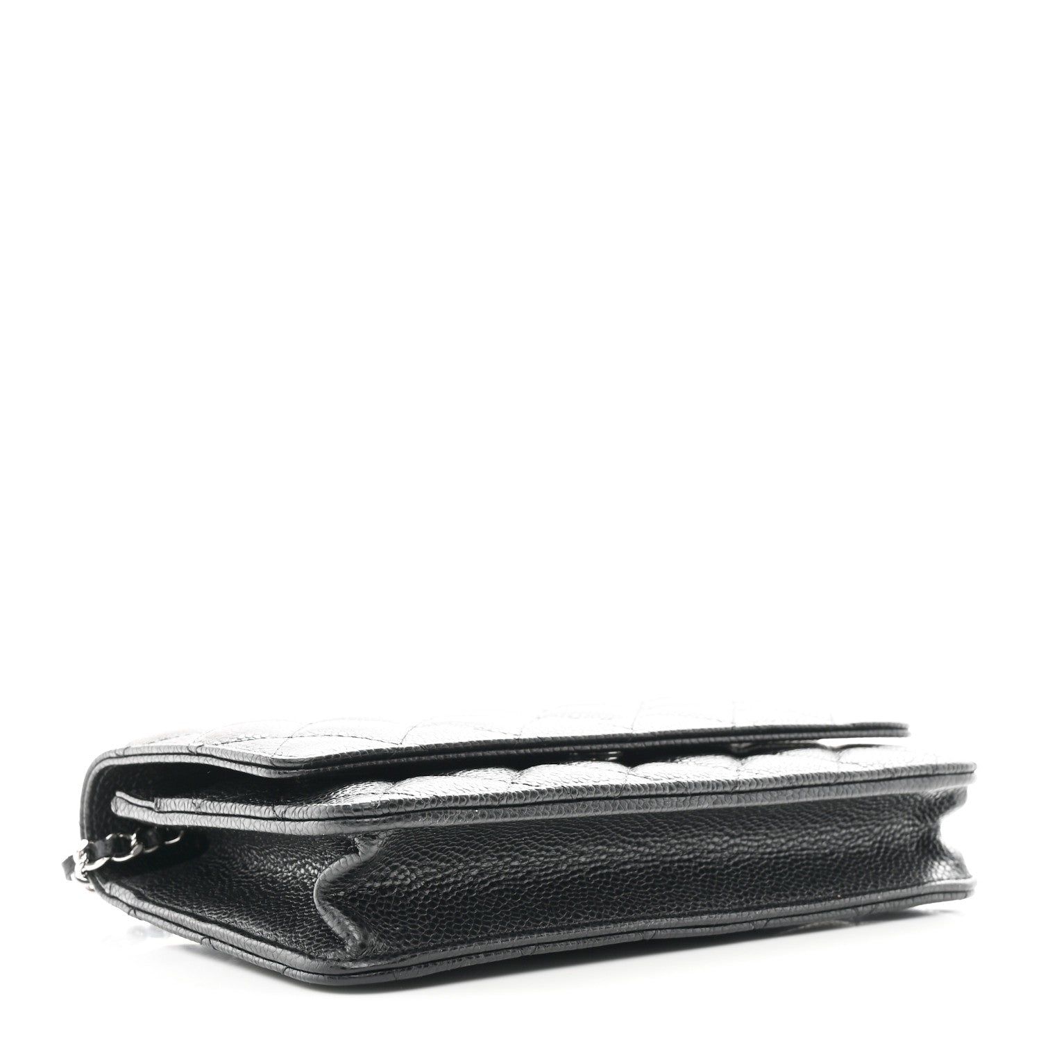 Chanel Caviar Quilted Wallet on Chain WOC Black