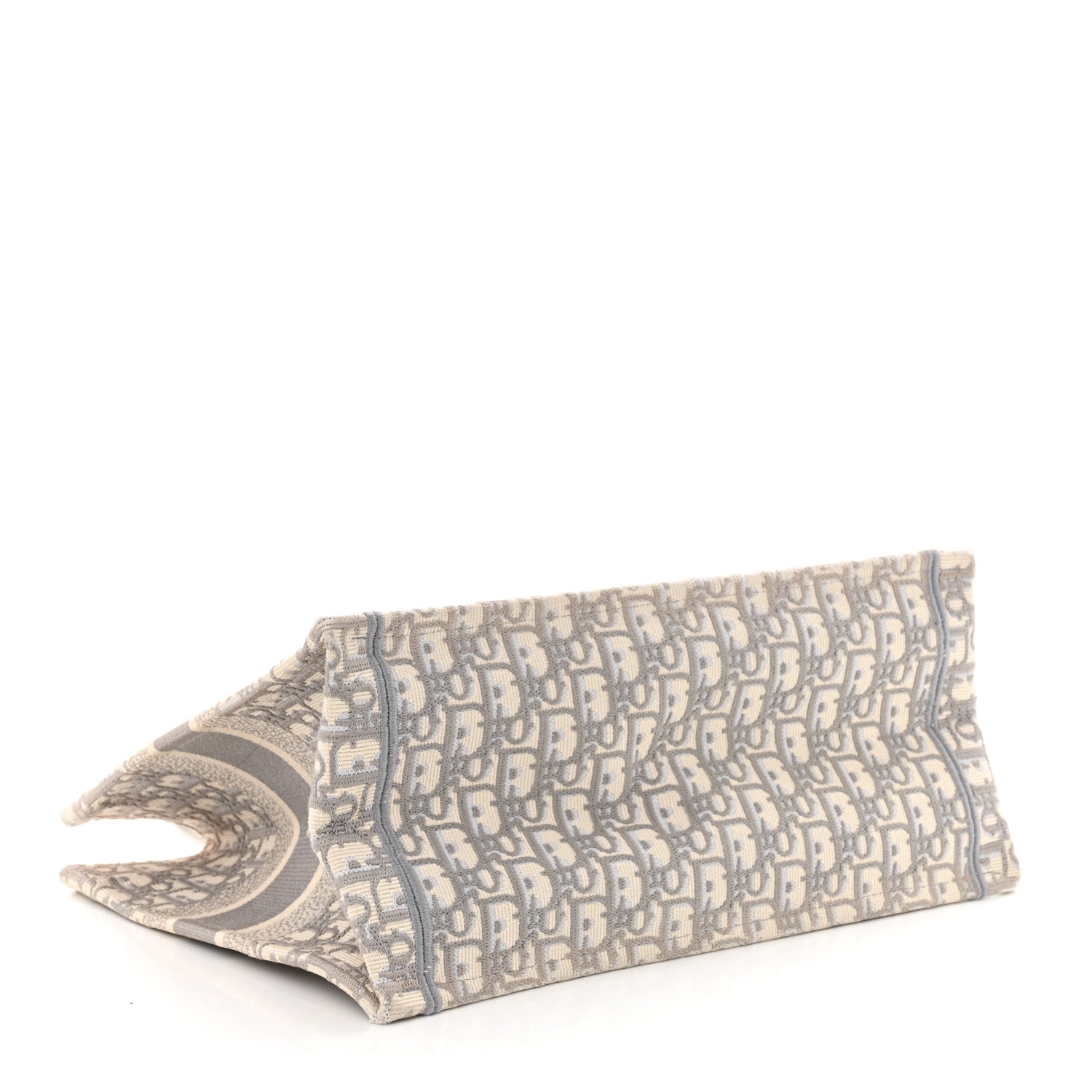 Christian Dior Oblique Medium Book Tote Grey