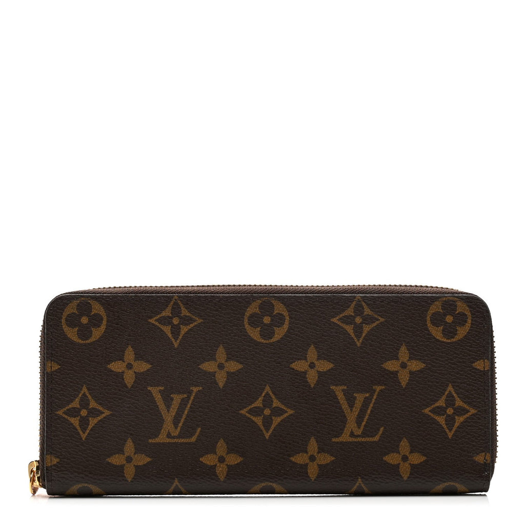 Louis Vuitton Monogram Clemence Wallet Rose Ballerine
