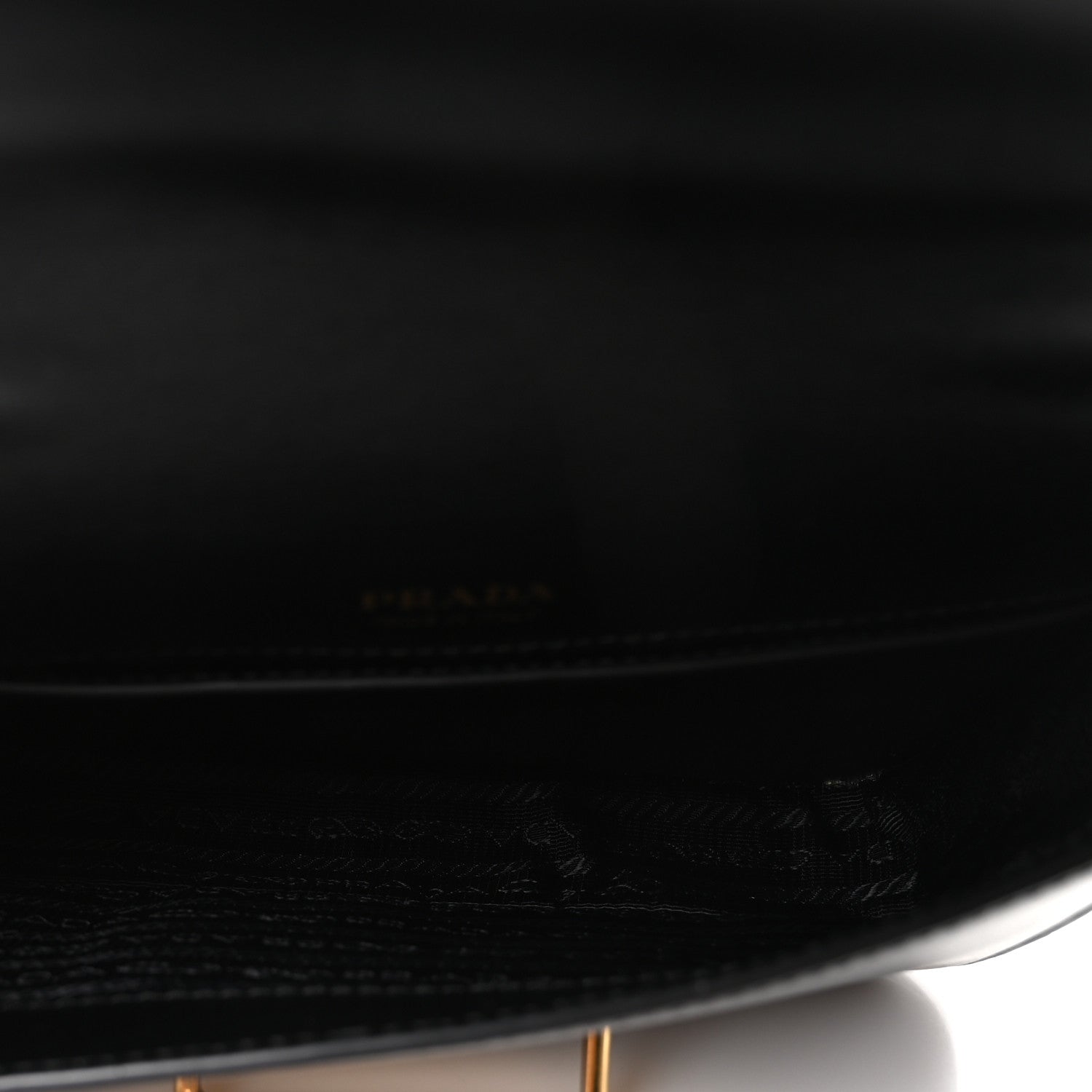 Prada Saffiano City Calf Cahier Belt Bag Black