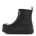 Louis Vuitton Calfskin Polar Flat Ankle Boots 38 Black