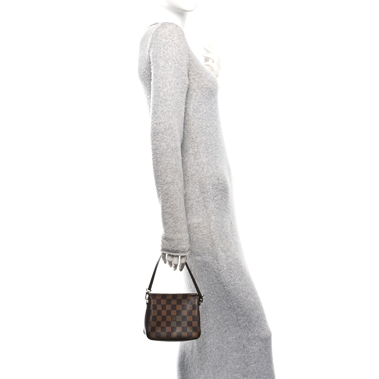 Louis Vuitton Damier Ebene Trousse Make Up Bag Pochette