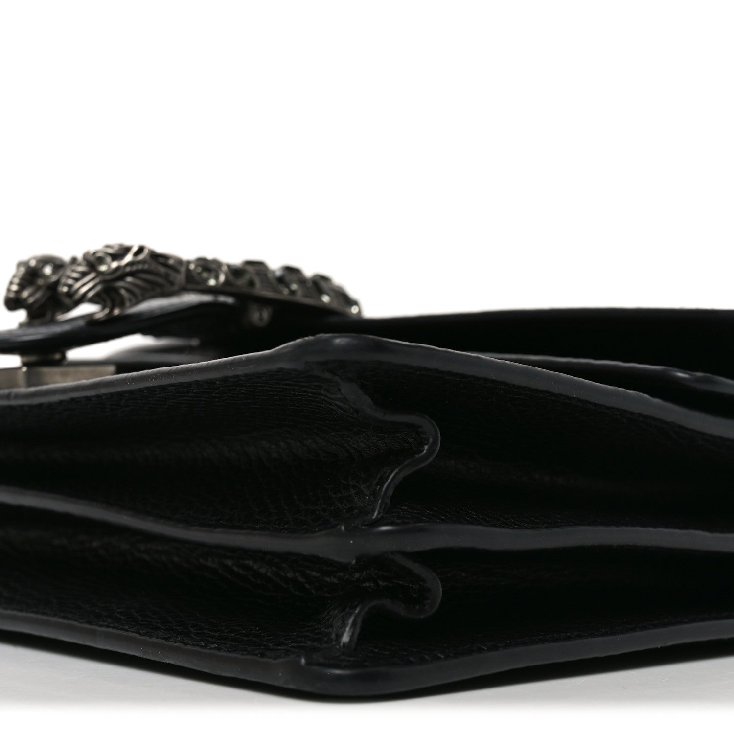 Gucci Pebbled Calfskin Small Dionysus Shoulder Bag Black