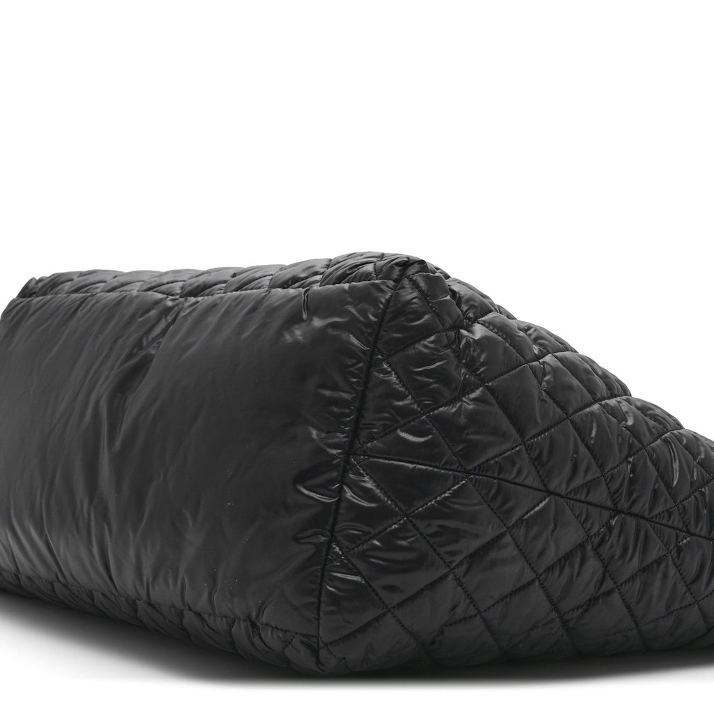 Chanel Nylon Quilted Large Coco Cocoon Tote Black