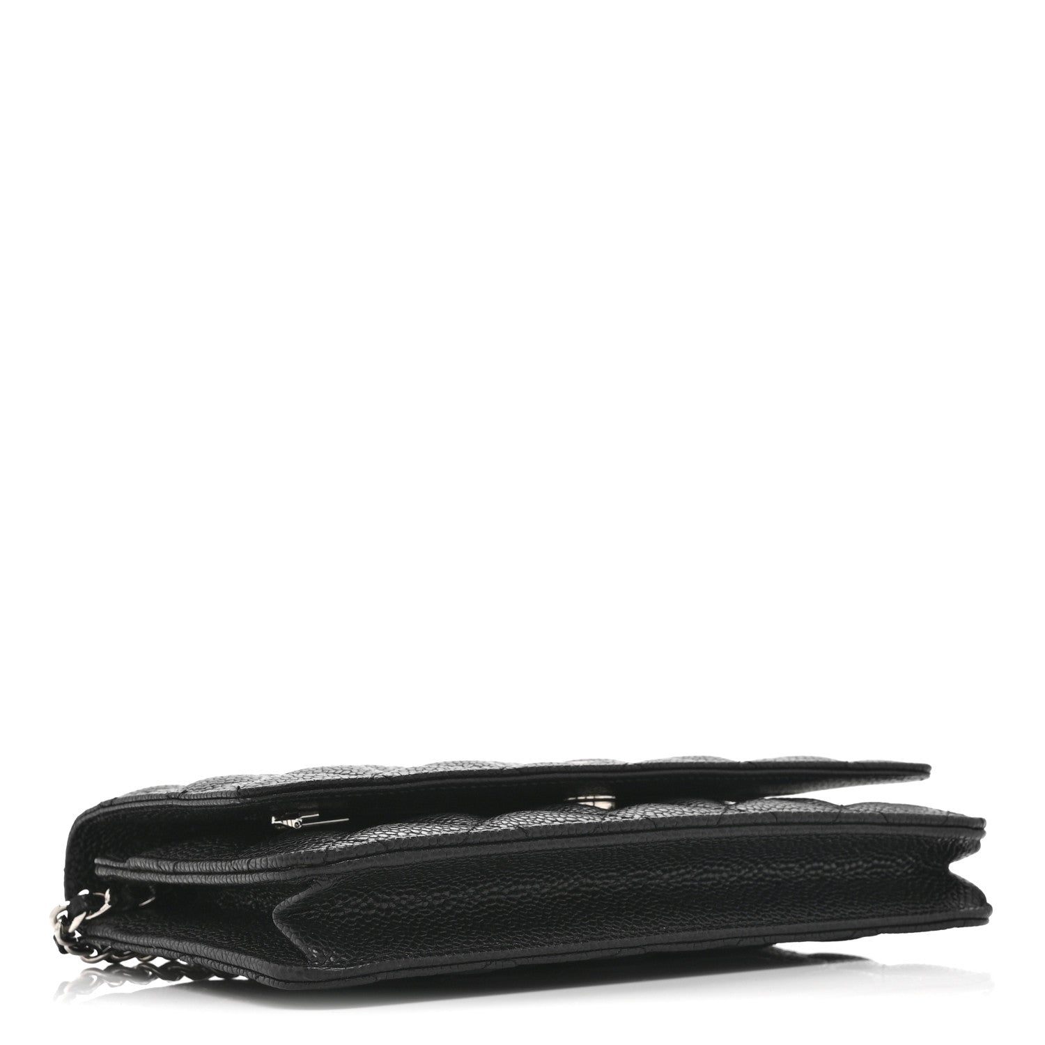 Chanel Caviar Quilted Wallet on Chain WOC Black