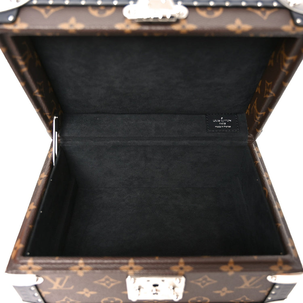 Louis Vuitton Monogram Coffret Watch Case Black