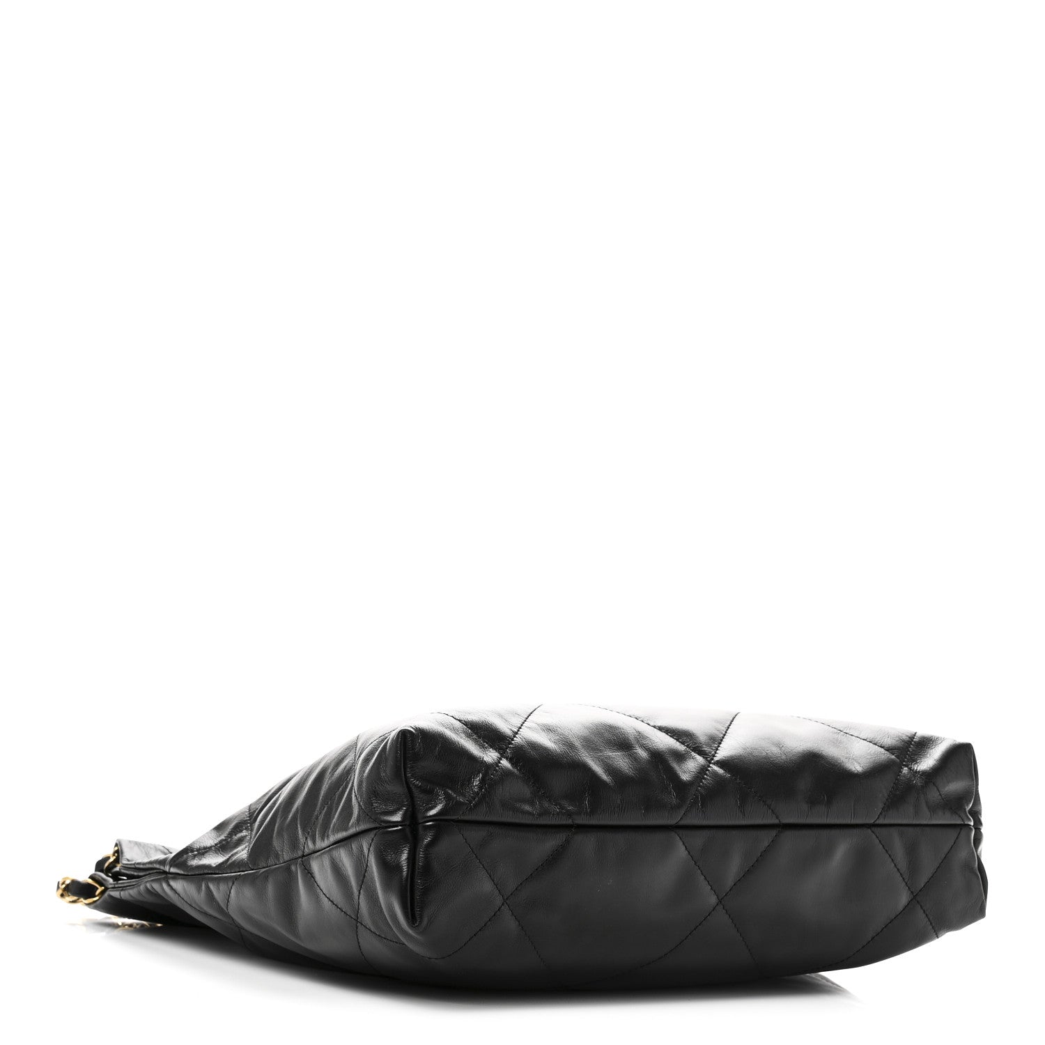 Chanel Shiny Calfskin Quilted Small Chanel 22 Black