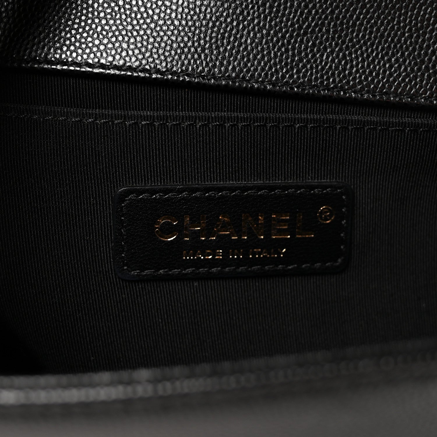 Chanel Caviar Quilted Medium Boy Flap Black