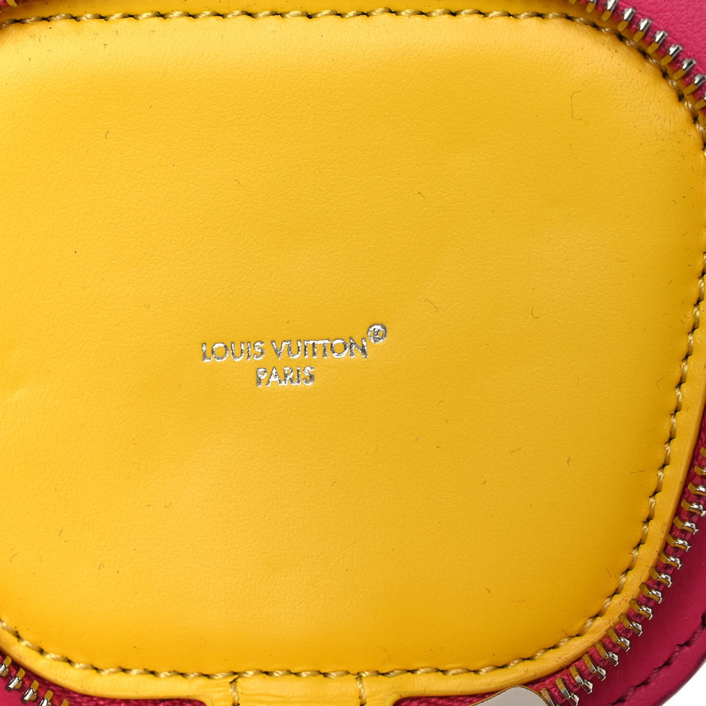 Louis Vuitton Monogram Crab Bag Charm Rose Pondichery