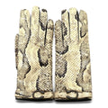 Gucci Snakeskin Lambskin Dionysus Gloves 7.5 Beige