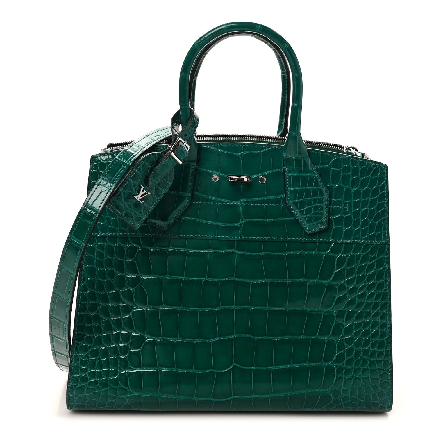 Louis Vuitton Alligator City Steamer MM Emeraude