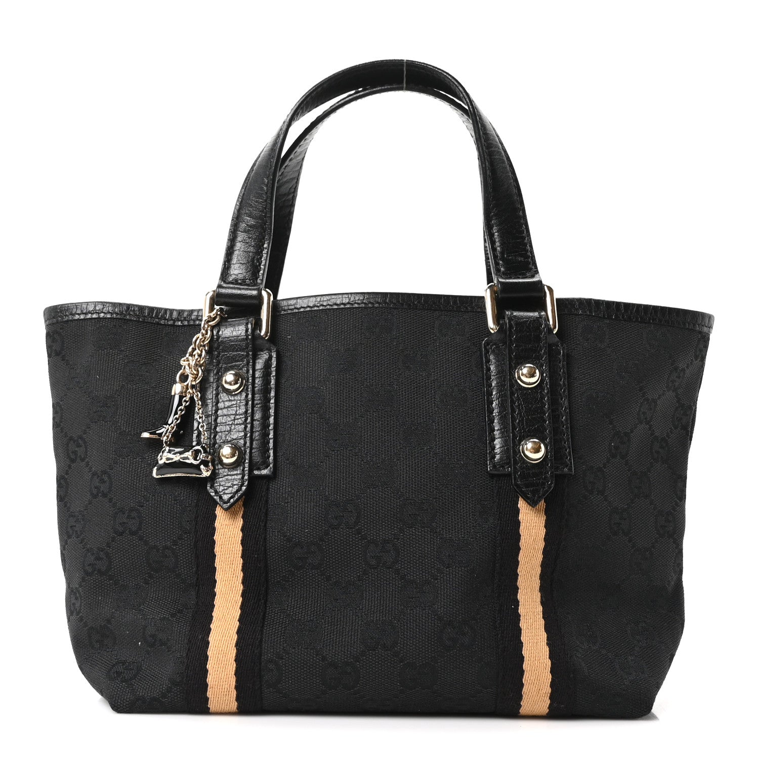 Gucci Monogram Small Jolicoeur Tote Black