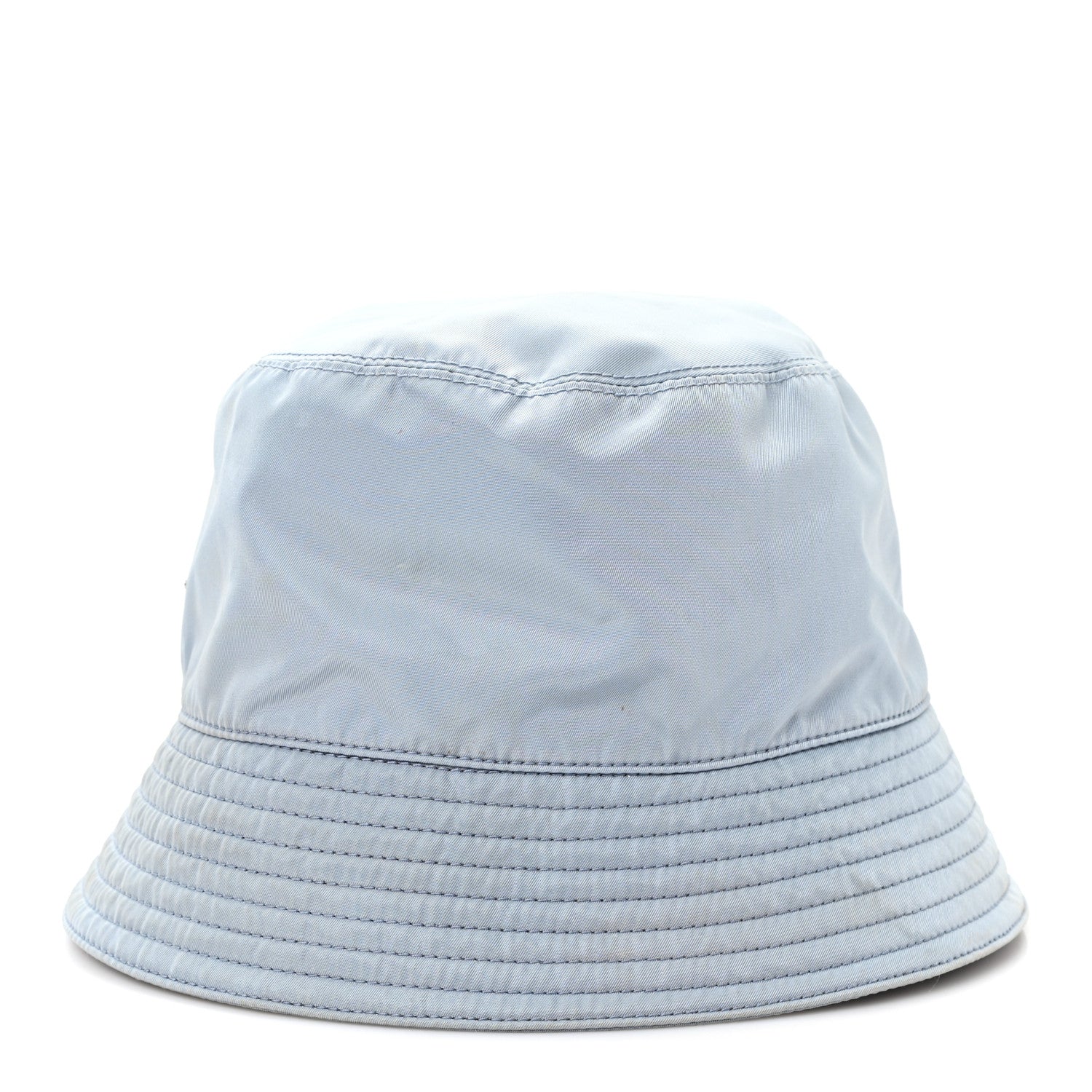 Prada Re-Nylon Metal Triangle Logo Womens Bucket Hat Astrale