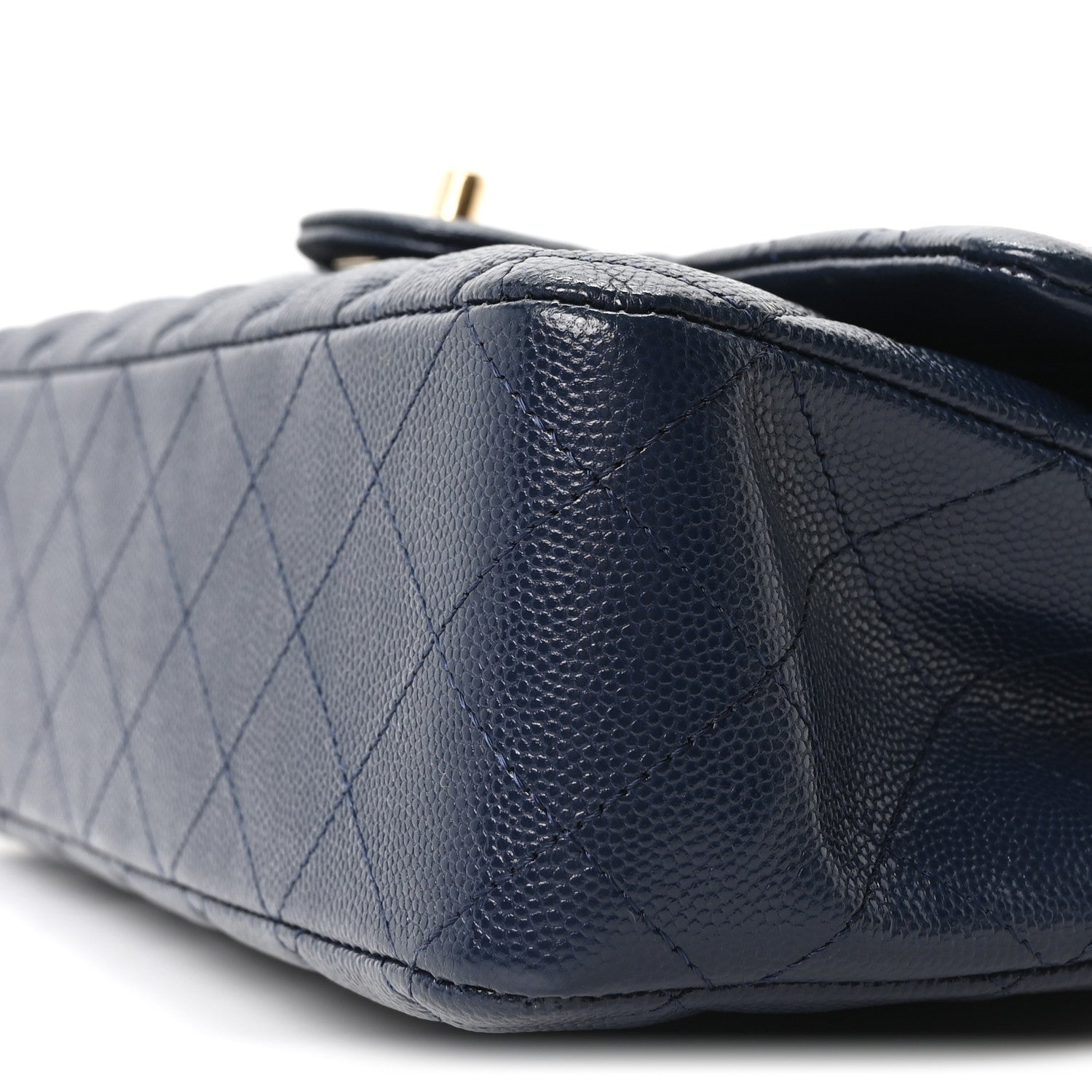 Chanel Caviar Quilted Medium Double Flap Navy
