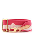 Louis Vuitton Jacquard Neverfull BB Shoulder Strap Pink Peony