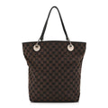 Gucci Monogram Large Eclipse Tote Dark Brown