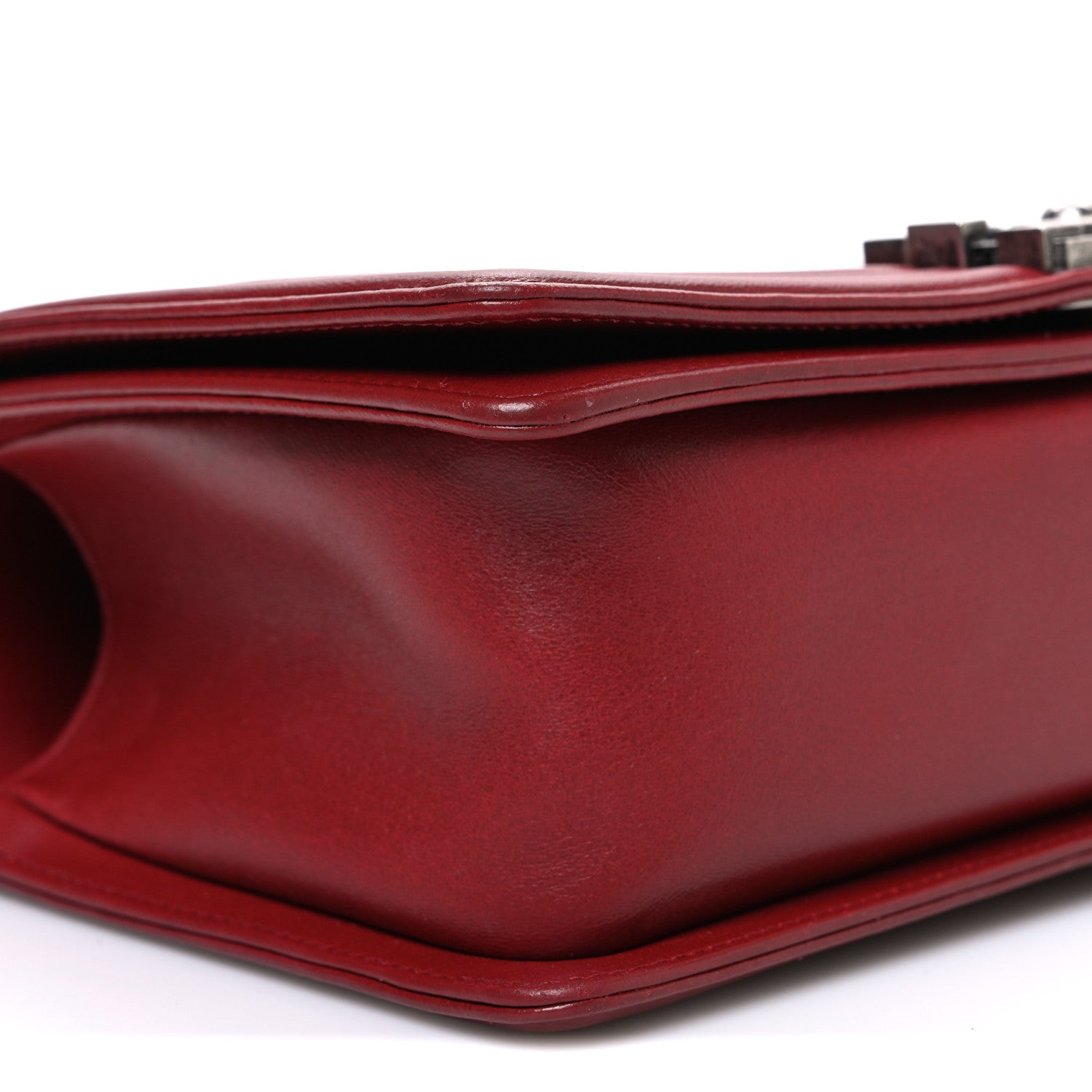 Chanel Lambskin Quilted Medium Boy Flap Red
