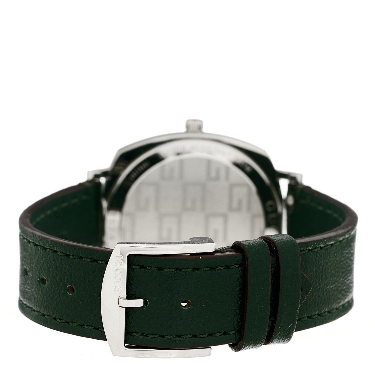 Gucci Stainless Steel Calfskin 35mm Grip Quartz Watch Green